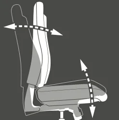 Chaise pivotante SITNESS PROFI 200