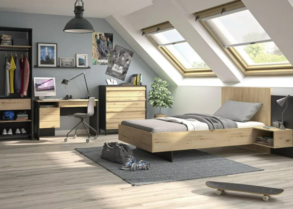 Chambre à coucher 4 éléments MIMIZAN SET 5