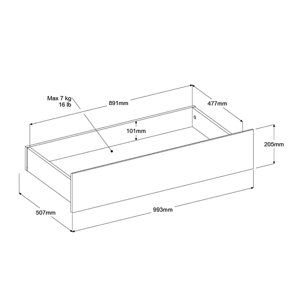 Chambre à coucher 2 éléments MIAMI 26