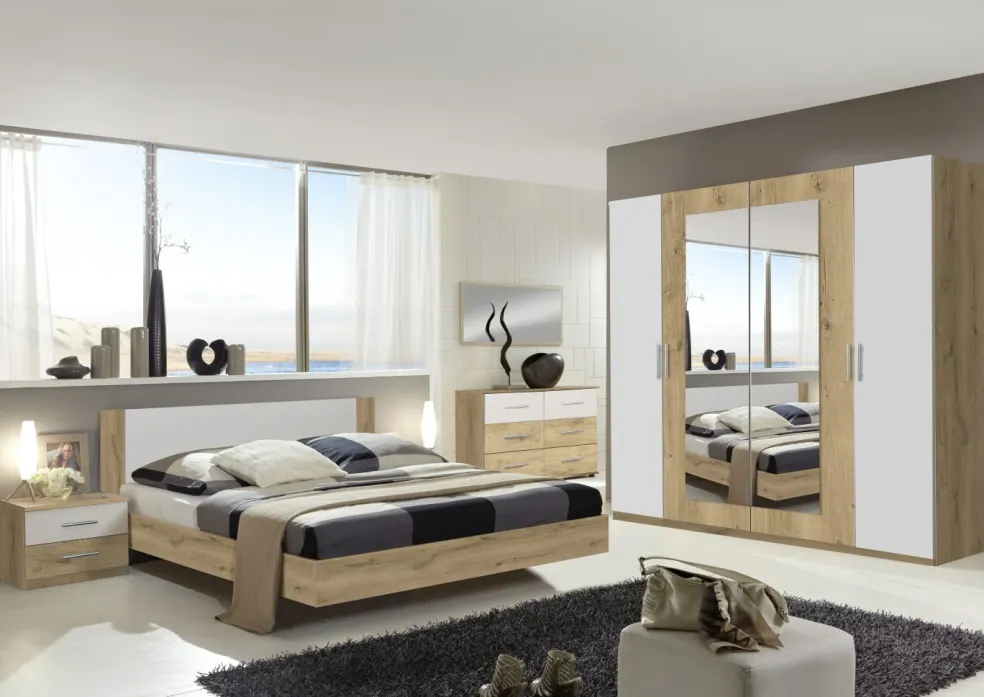 Chambre à coucher 4 éléments NORA