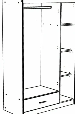 Chambre à coucher 2 éléments MOST 71