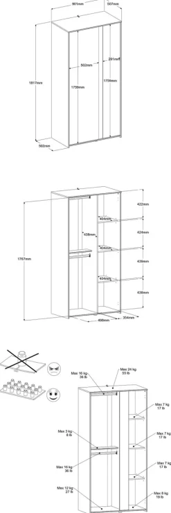 Chambre d'enfant 4 éléments PIROUETTE 11