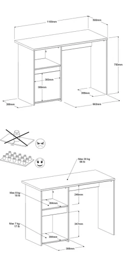 Chambre d'enfant 4 éléments PIROUETTE 11