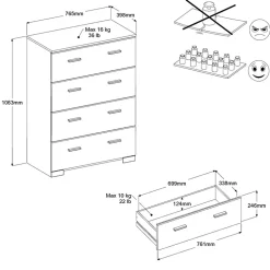 Chambre d'enfant 2 éléments REVERSE 13