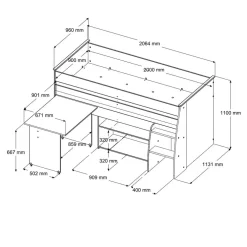 Chambre d'enfant 2 éléments REVERSE 13