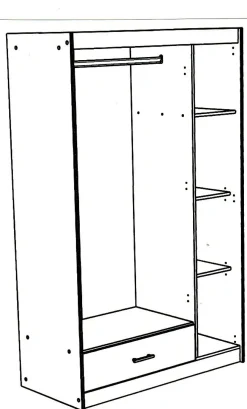 Chambre junior 5 éléments CHARLY 10