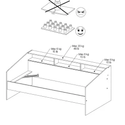Chambre junior 3 éléments HOUSTON 42