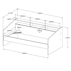 Chambre junior 2 éléments HOUSTON 46