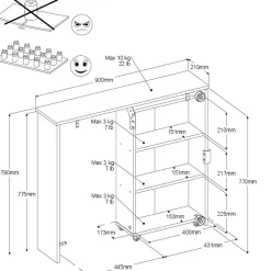 Chambre junior 3 éléments LAS VEGAS 7