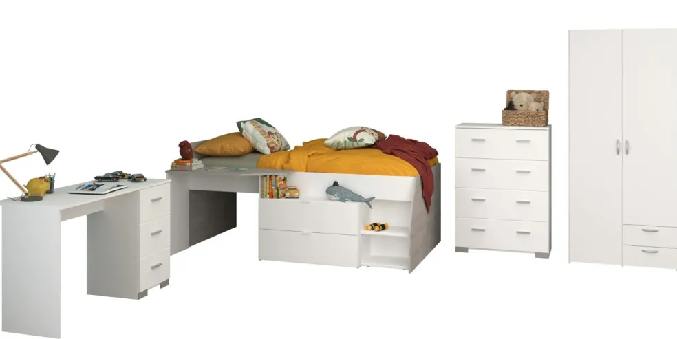 Chambre junior 4 éléments MILKY 11