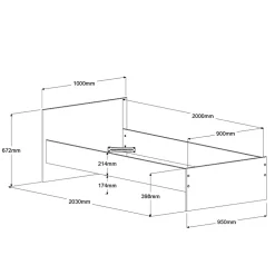 Chambre junior 5 éléments PIROUETTE 26