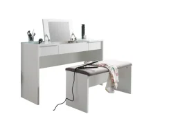 Coiffeuse avec banc BRISTOL