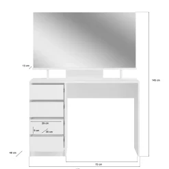 Coiffeuse avec miroir GONDER
