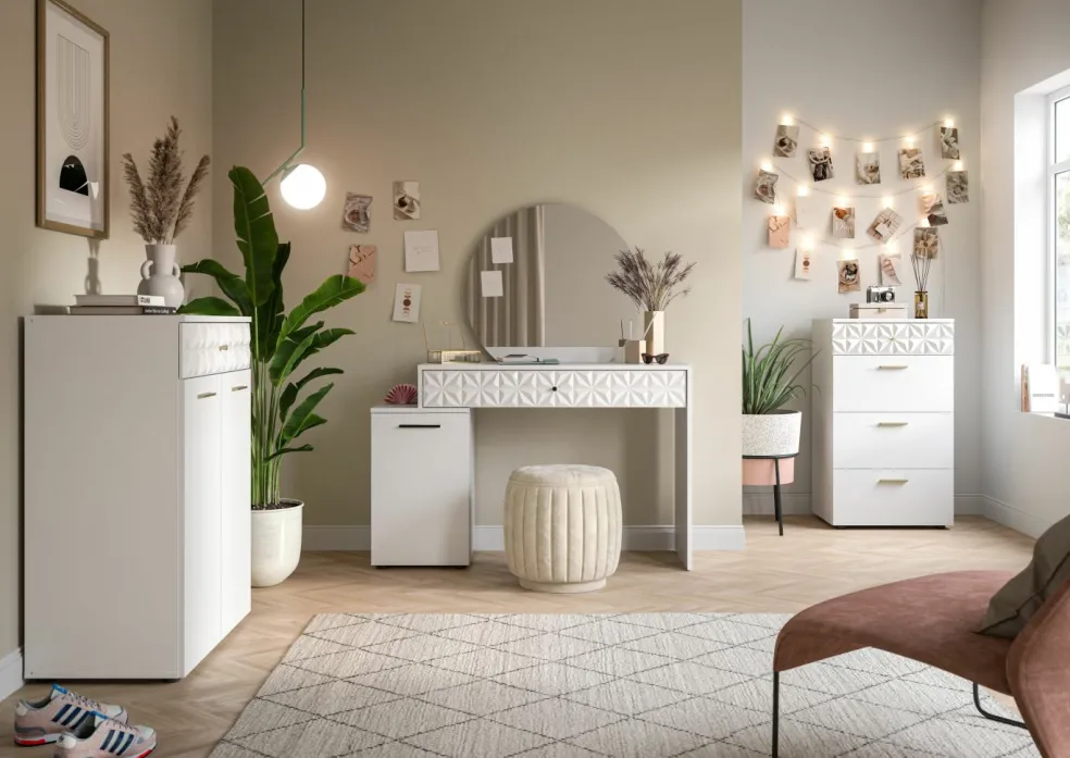 Coiffeuse avec miroir ZIWAY