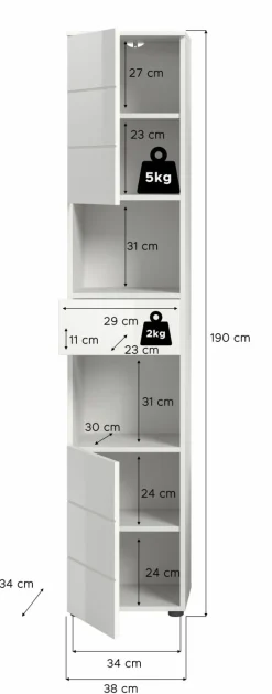 Colonne de salle de bains AMBO