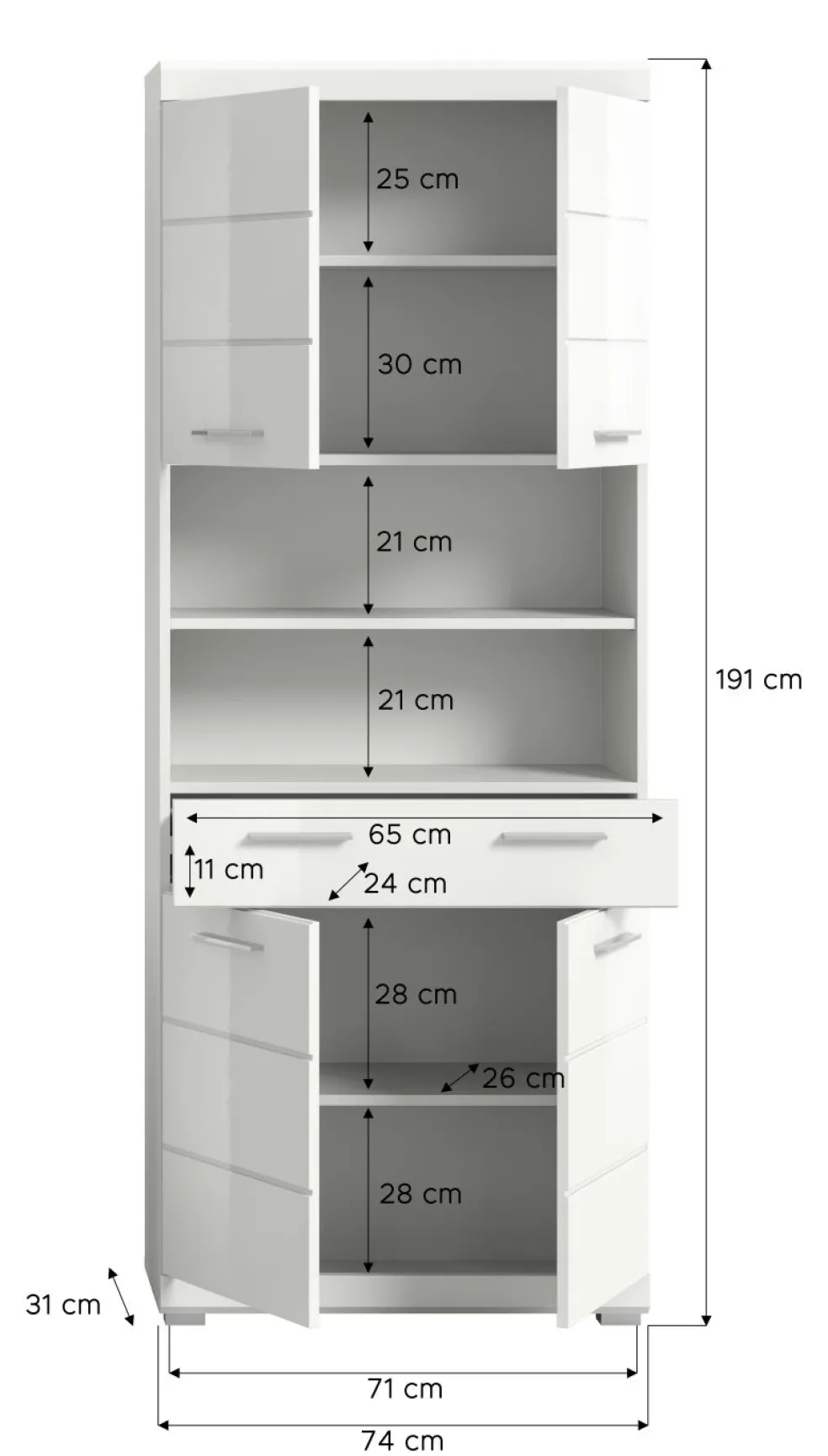 Colonne de salle de bains SEWULA
