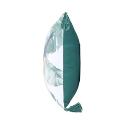 Coussin décoratif avec pompons perroquet  OUTDOOR