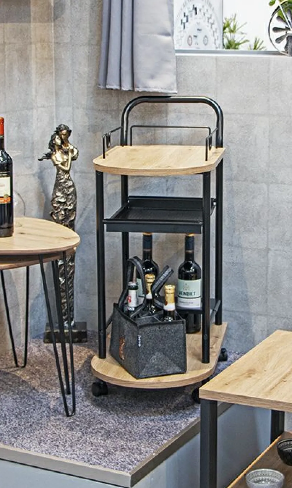 Desserte à roulettes YOPAL