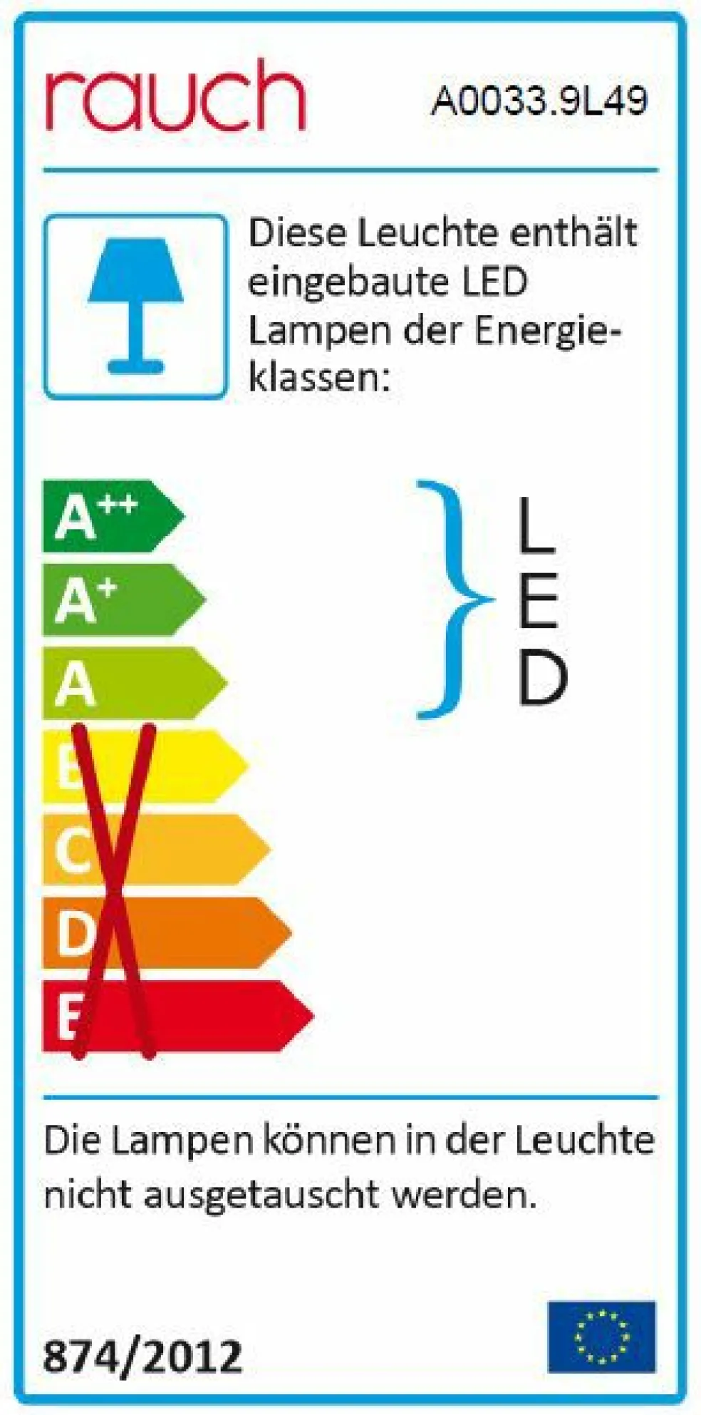 Eclairage LED par lot de 3 9L49
