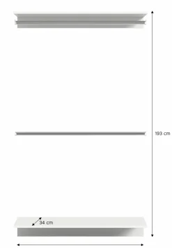 Elément intermédiaire penderie BODITE