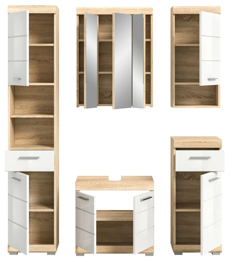 Ensemble salle de bains 5 éléments GIMBI