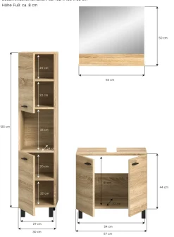 Ensemble salle de bains 3 éléments SEBETA