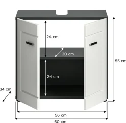 Ensemble salle de bains 4 éléments SODDO