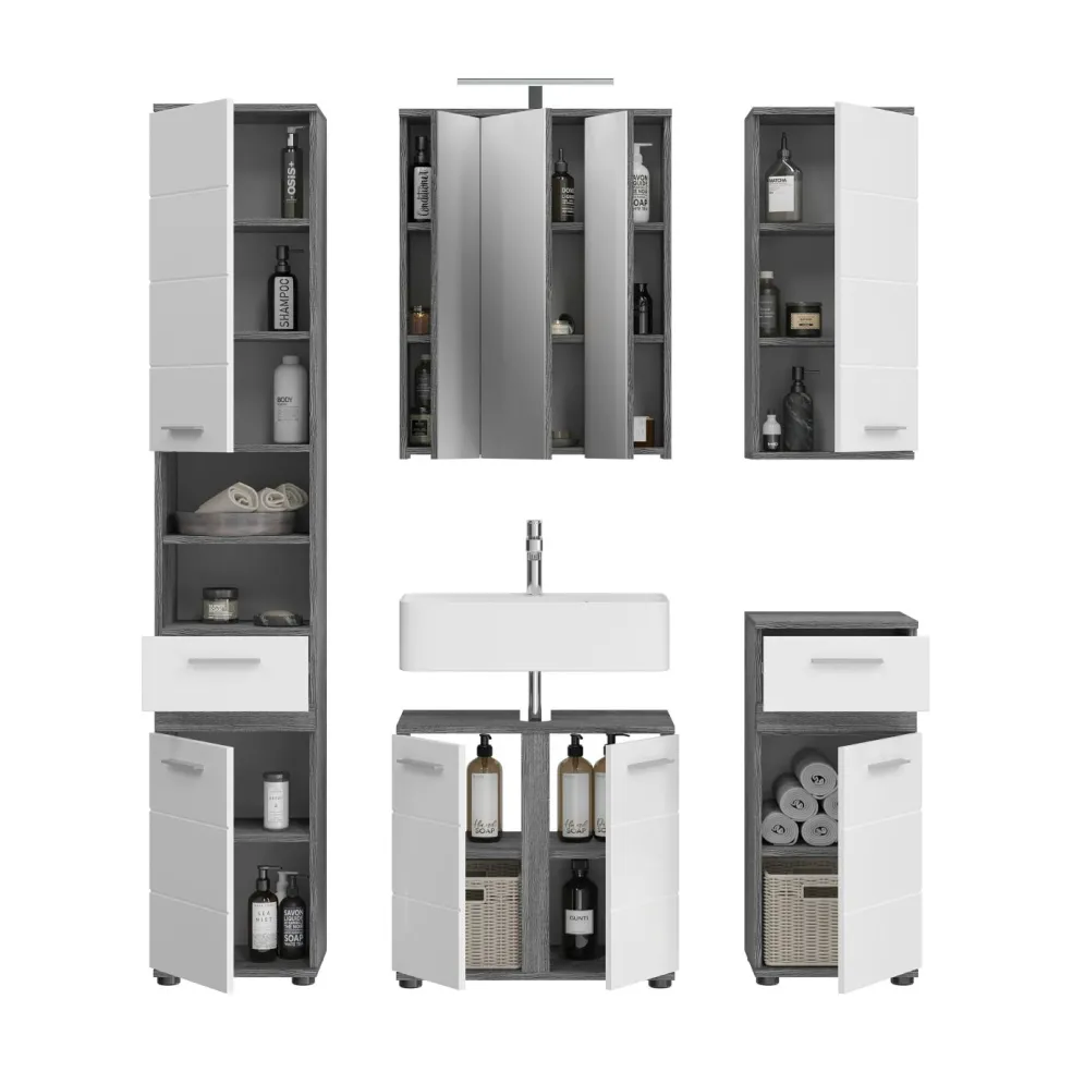 Ensemble salle de bains 5 éléments ASSELA