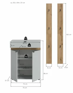 Ensemble vestiaire 3 éléments NARO