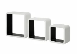 Etagères murales par lot de 3 CUBO