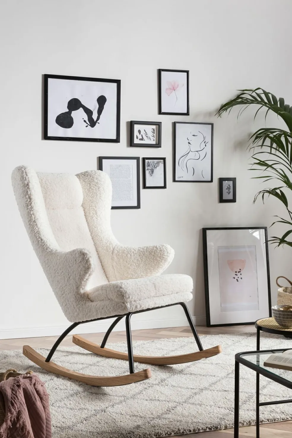 Fauteuil à bascule PRINGSEWU