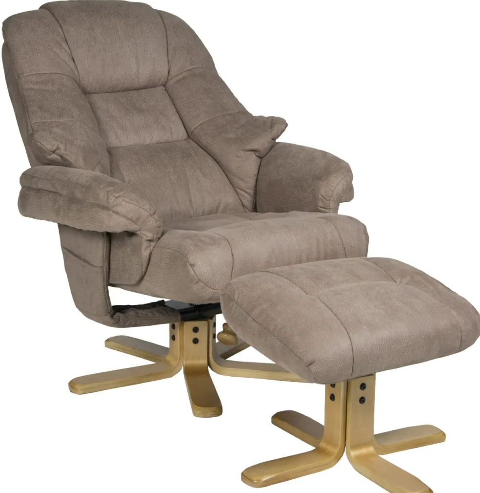Fauteuil relax avec repose-pied BORDEAUX