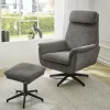 Fauteuil relax avec repose-pied HAMAR