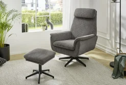 Fauteuil relax avec repose-pied HAMAR