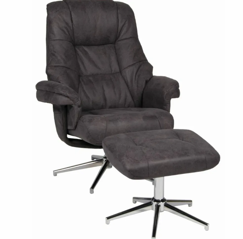 Fauteuil relax avec repose-pieds BURNABY