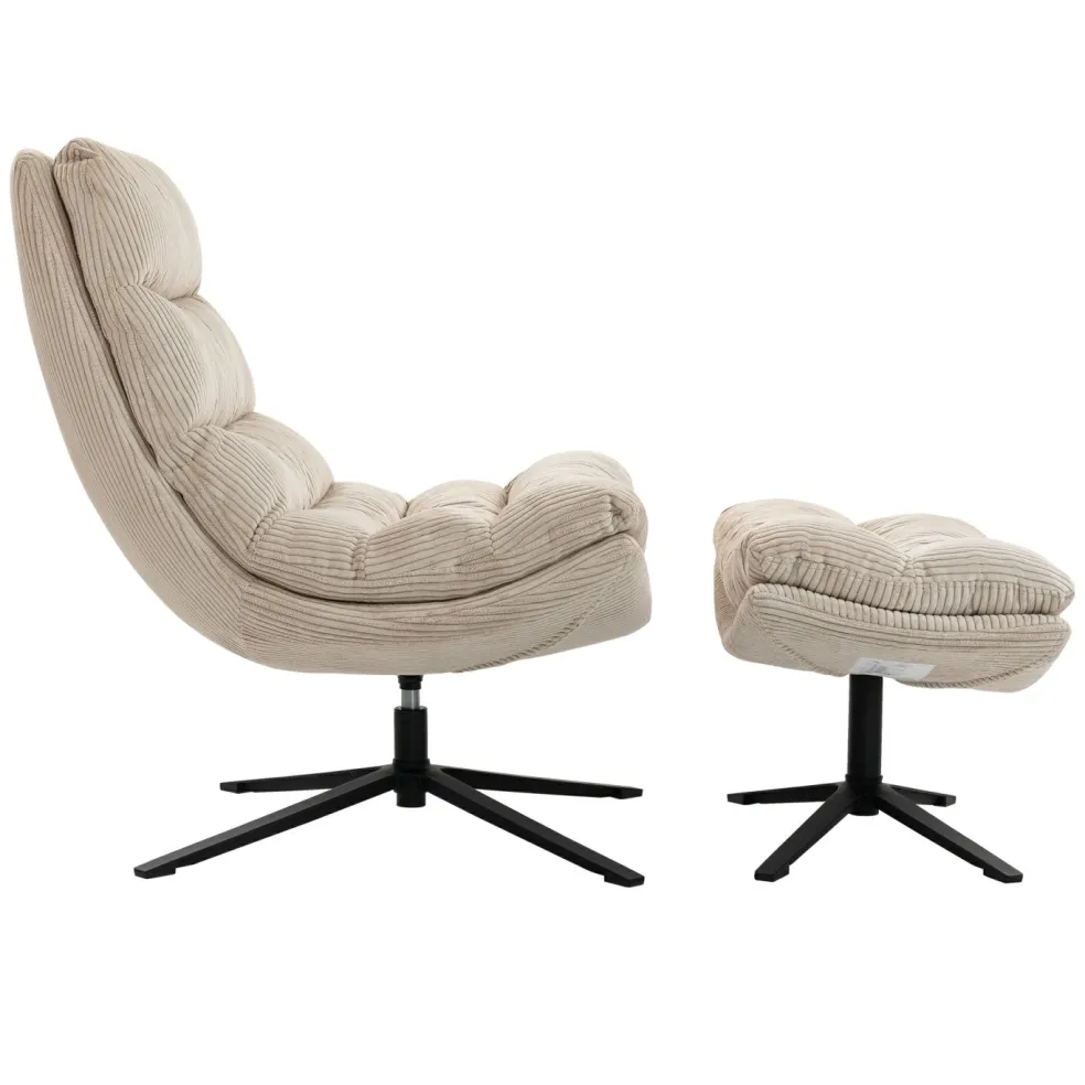 Fauteuil relax avec repose-pieds PORTO