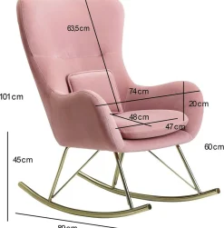 Fauteuil rocking chair SAN RAMON