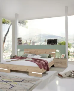 Lit avec chevets ANNA