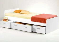 Lit avec rangement 90 x 200 cm BORO