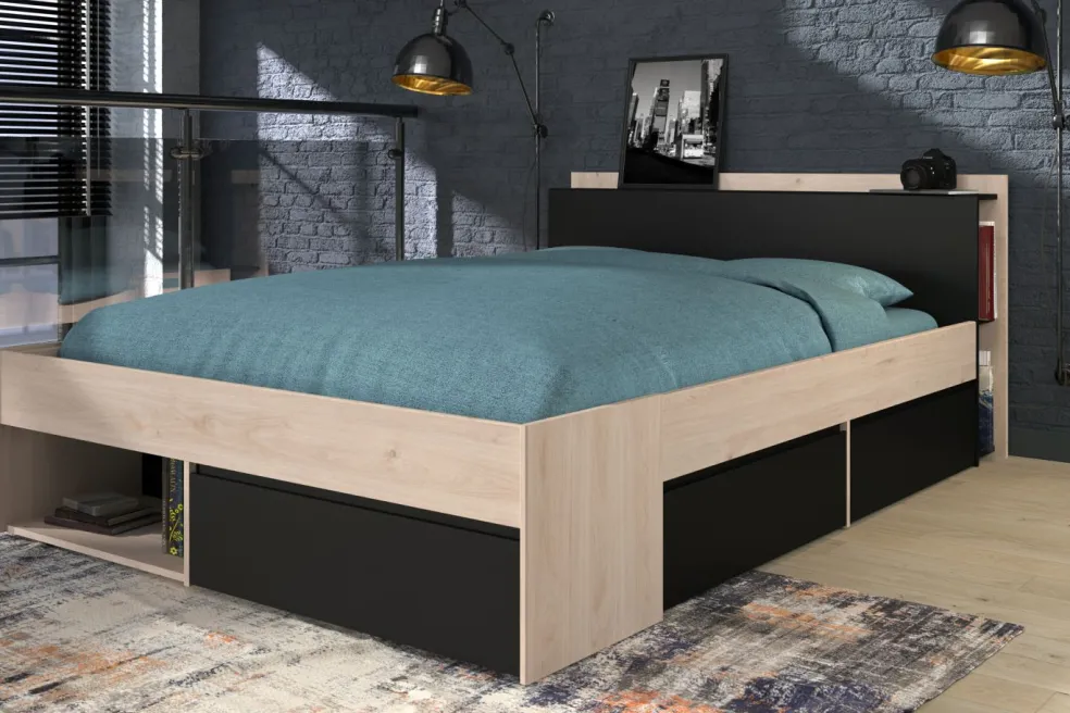 Lit avec rangement DALLAS 7