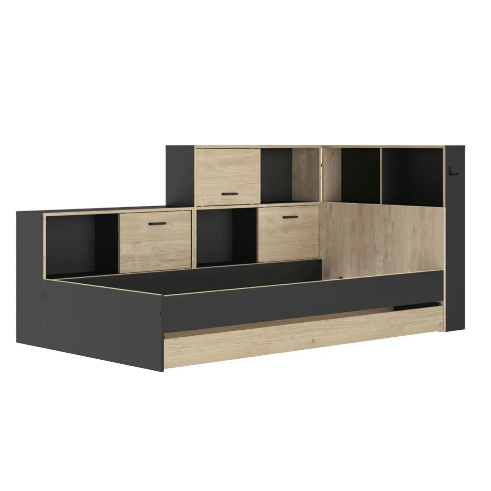 Lit avec rangement ERWAN