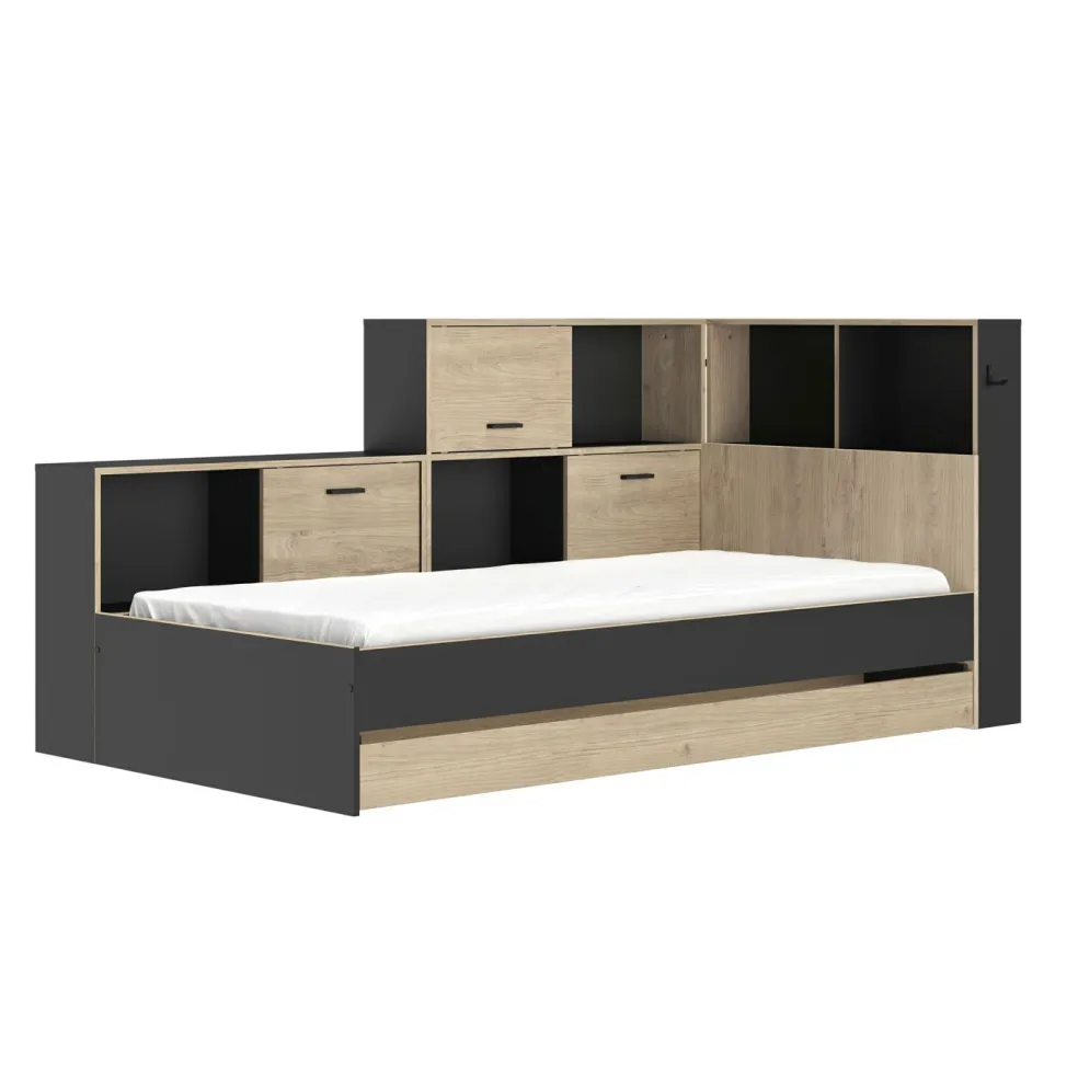 Lit avec rangement ERWAN