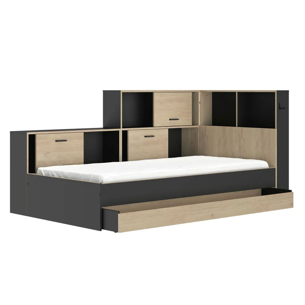 Lit avec rangement ERWAN