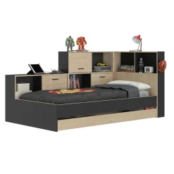 Lit avec rangement ERWAN