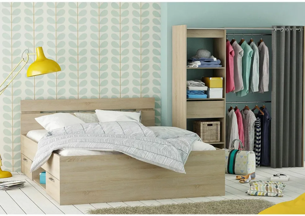 Lit avec rangement MICHIGAN