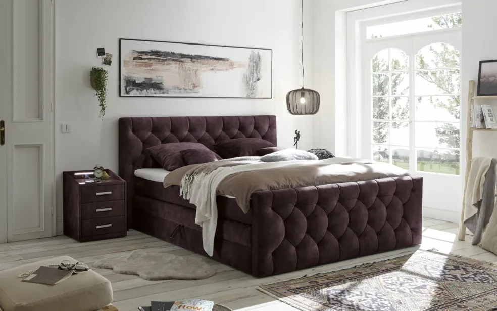 Lit boxspring CASHFIELD 8