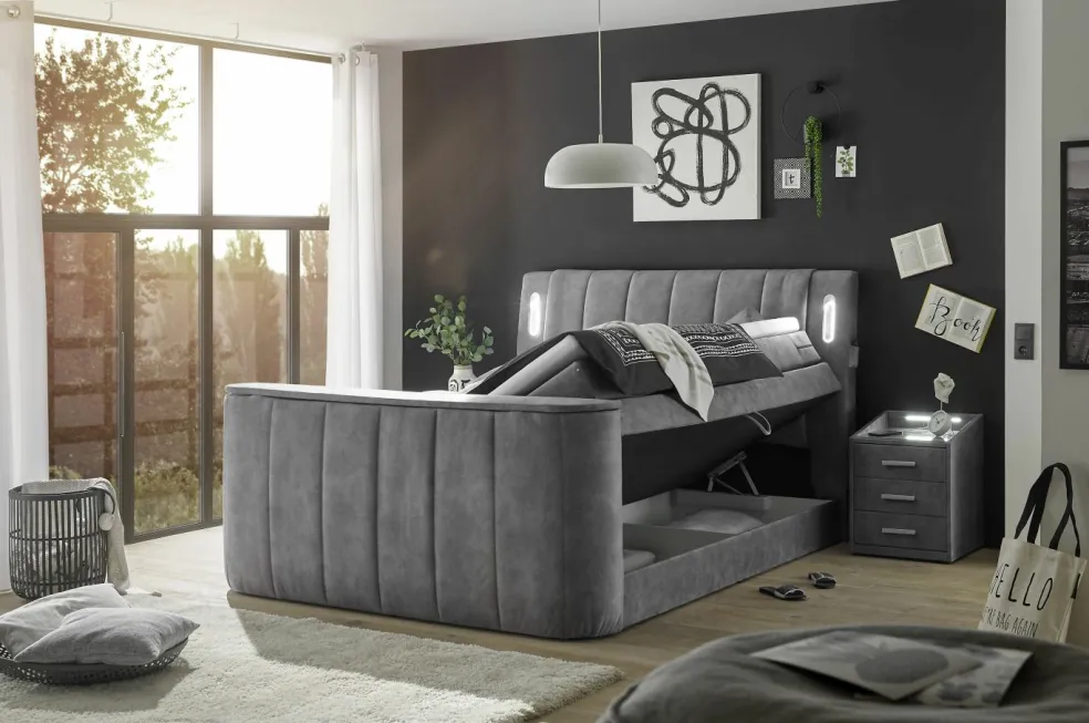 Lit boxspring DALLAS 6