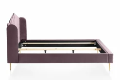 Lit capitonné coquillage PASARKEMIS