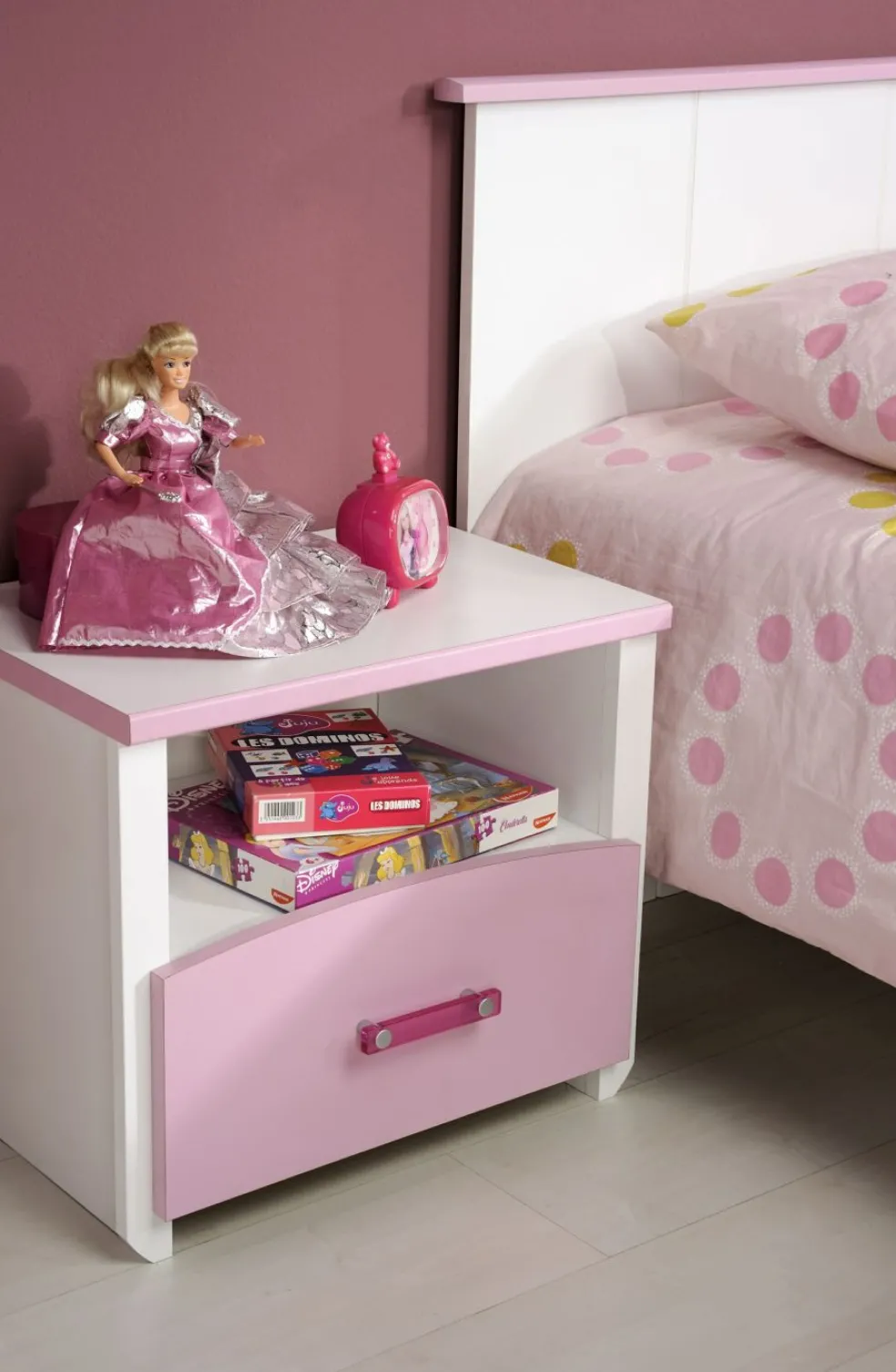 Lit d'enfant avec chevet BIOTIFUL 4