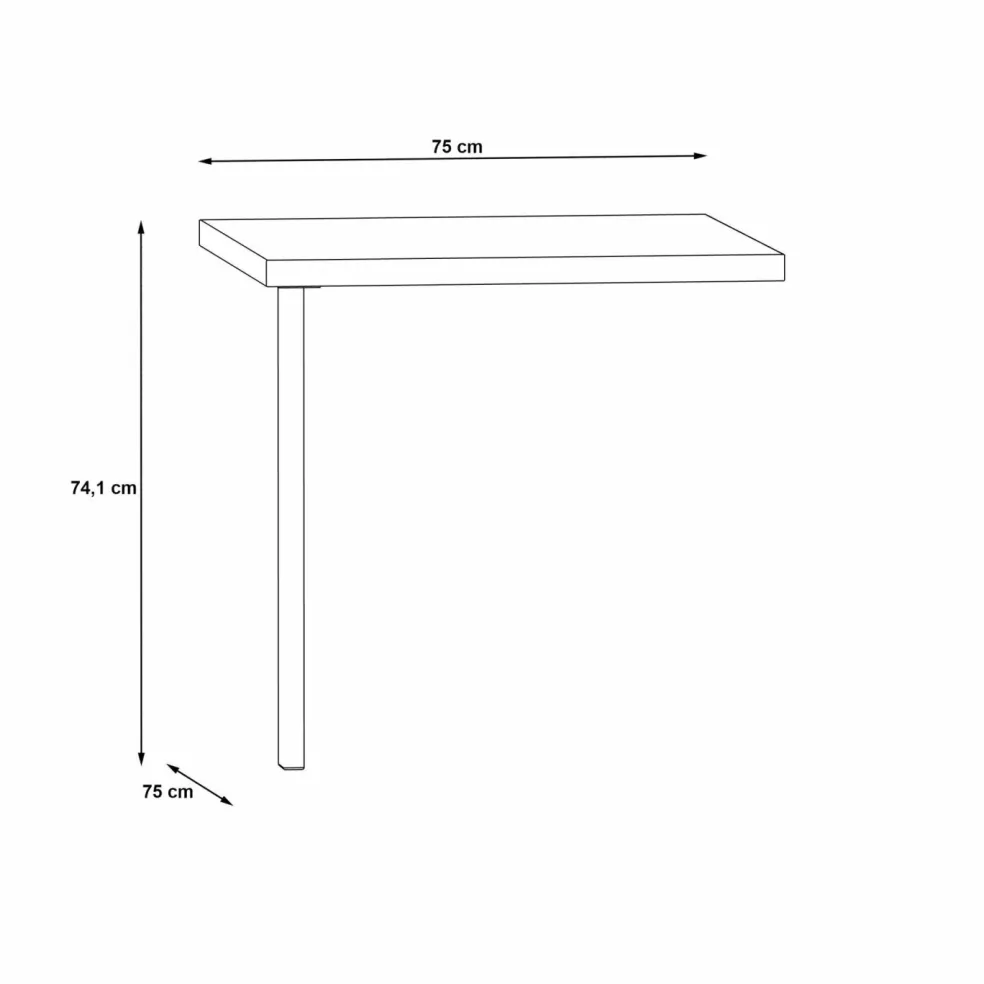 Élément d'angle pour bureau KEFLAVIK
